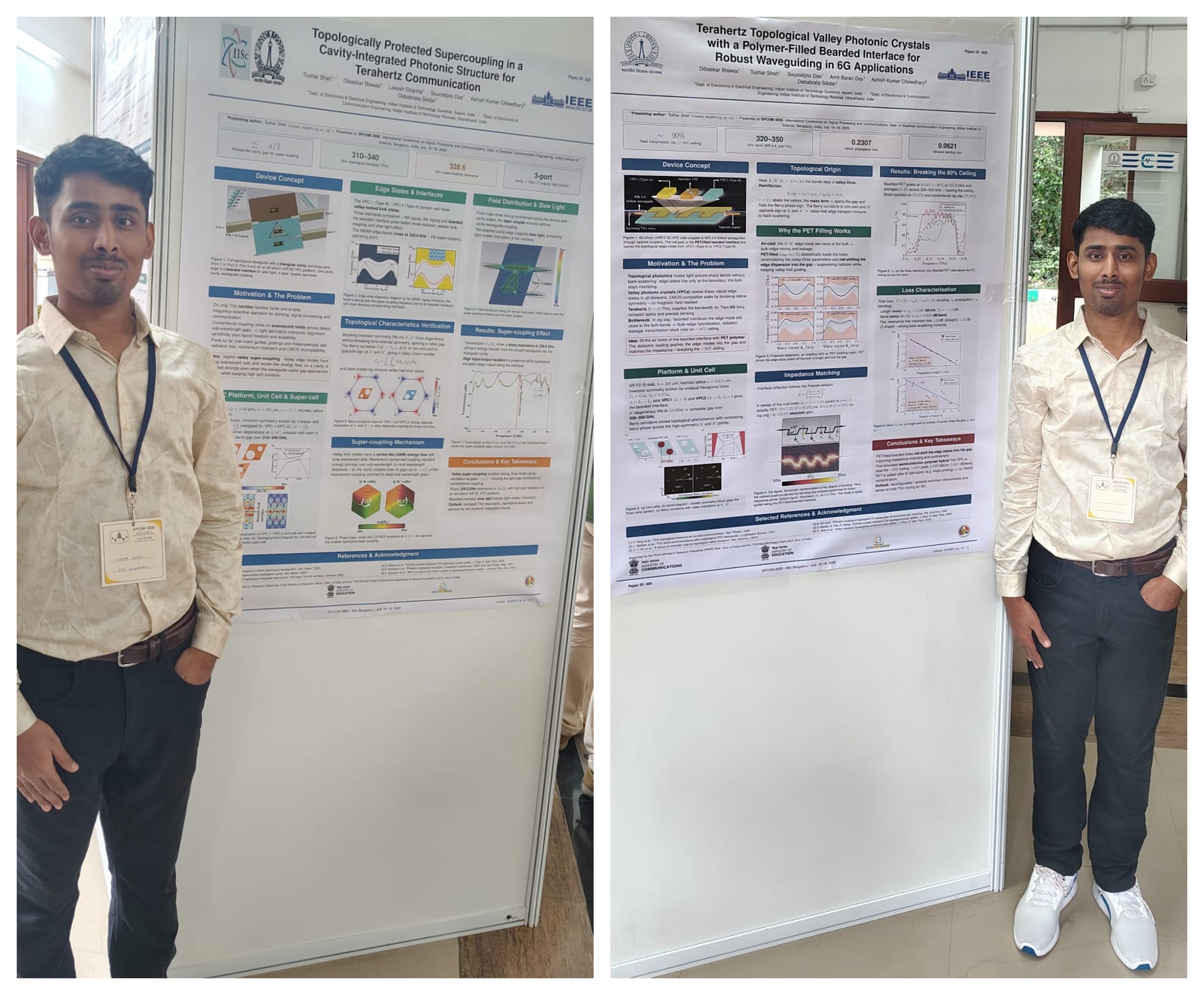 Mr. Tushar Shah presenting research papers at IEEE SPCOM 2026